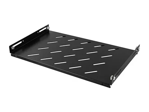 ZKTeco ZK-CH-19X1U-400 - Bandeja P/gabinete Fija Liviana 1RU 19" X 400MM - Acero Laminado Negro