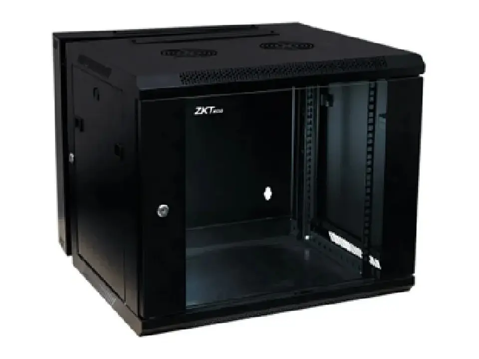 ZKTeco ZK-R9U-6509-DR - Gabinete Pivotante para Montaje en Pared 9RU 600X550X500 1