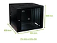 ZKTeco ZK-R9U-6509-DR - Gabinete Pivotante para Montaje en Pared 9RU 600X550X500 - Miniatura 2