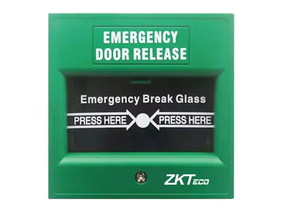 ZKTeco ZKABK900A-G - Boton de Apertura de Emergencia para 1PUERTA 1