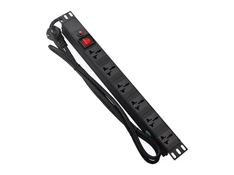 ZKTeco ZKPDU-6U - Pdu de 6 Tomas - Plastico 15AMP