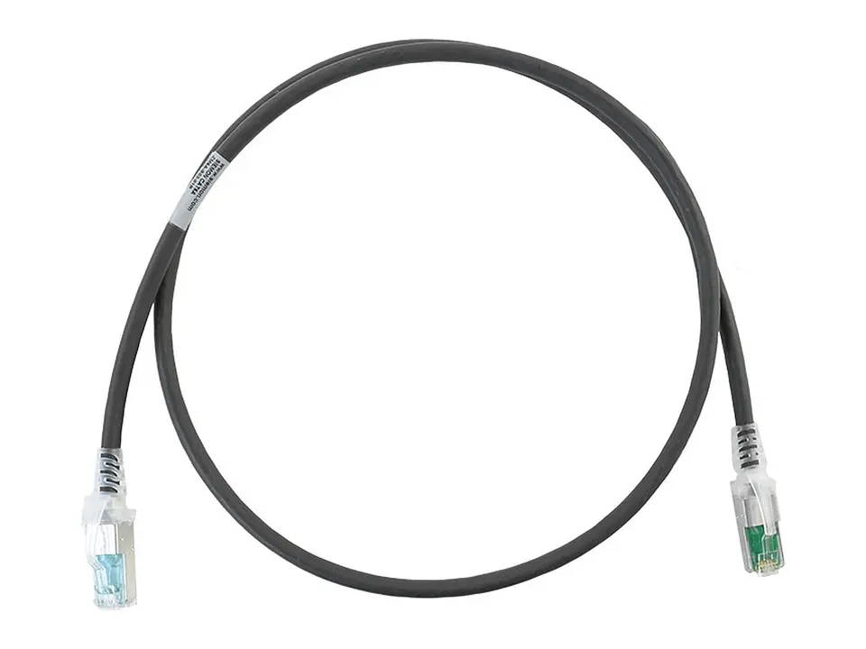 Siemon ZM6A-S03-01B - Patch Cord CAT6A Lszh 0.9M Negro 1