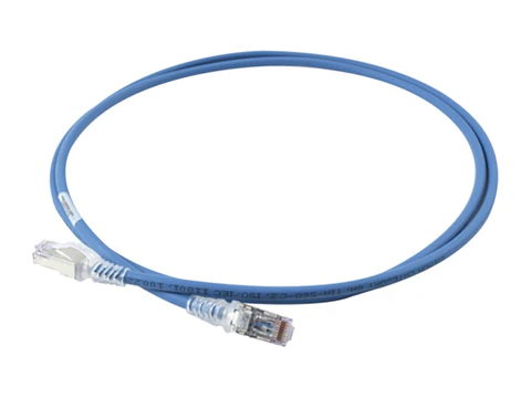 Siemon ZM6A-S03-06B - Patch Cord S/FTP RJ-45, 4 Pares, Cat.6A, LSOH Z-MAX 0.90m. Azul
