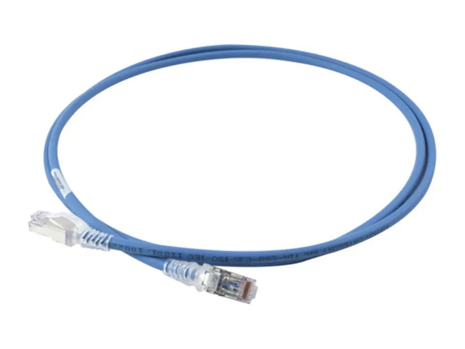 Siemon ZM6A-S03-06B - Patch Cord S/FTP RJ-45, 4 Pares, Cat.6A, LSOH Z-MAX 0.90m. Azul 3