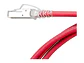 Siemon ZM6A-S07-03 - Patch Cord S/FTP RJ-45, 4 Pares, Cat.6A, LSOH Z-MAX 2.1m. Rojo - Miniatura 4