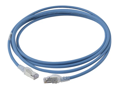 Siemon ZM6A-S10-06B - Patch Cord S/FTP RJ-45, 4 Pares, Cat.6A, 26-AWG, LSOH Z-MAX 3.0m. Azul