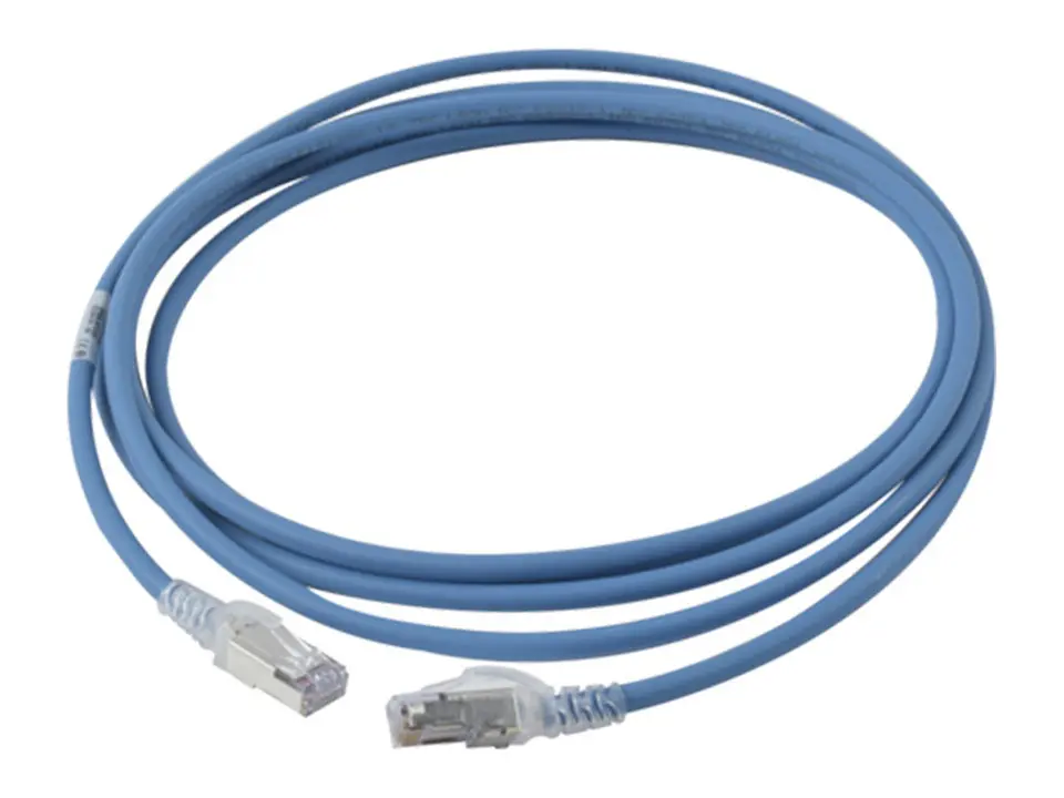 Siemon ZM6A-S10-06B - Patch Cord S/FTP RJ-45, 4 Pares, Cat.6A, 26-AWG, LSOH Z-MAX 3.0m. Azul 1