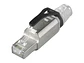 Siemon ZP1-6AS-01B - Plug CAT6A Blindado MPTL 22-26 AWG. Incluye bota con latch de protección. Presentación: Bulk - Miniatura 1