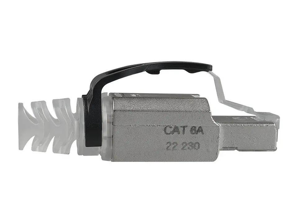 Siemon ZP1-6AS-01B - Plug CAT6A Blindado MPTL 22-26 AWG. Incluye bota con latch de protección. Presentación: Bulk 3