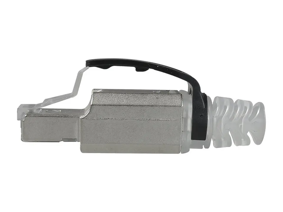 Siemon ZP1-6AS-01B - Plug CAT6A Blindado MPTL 22-26 AWG. Incluye bota con latch de protección. Presentación: Bulk 4