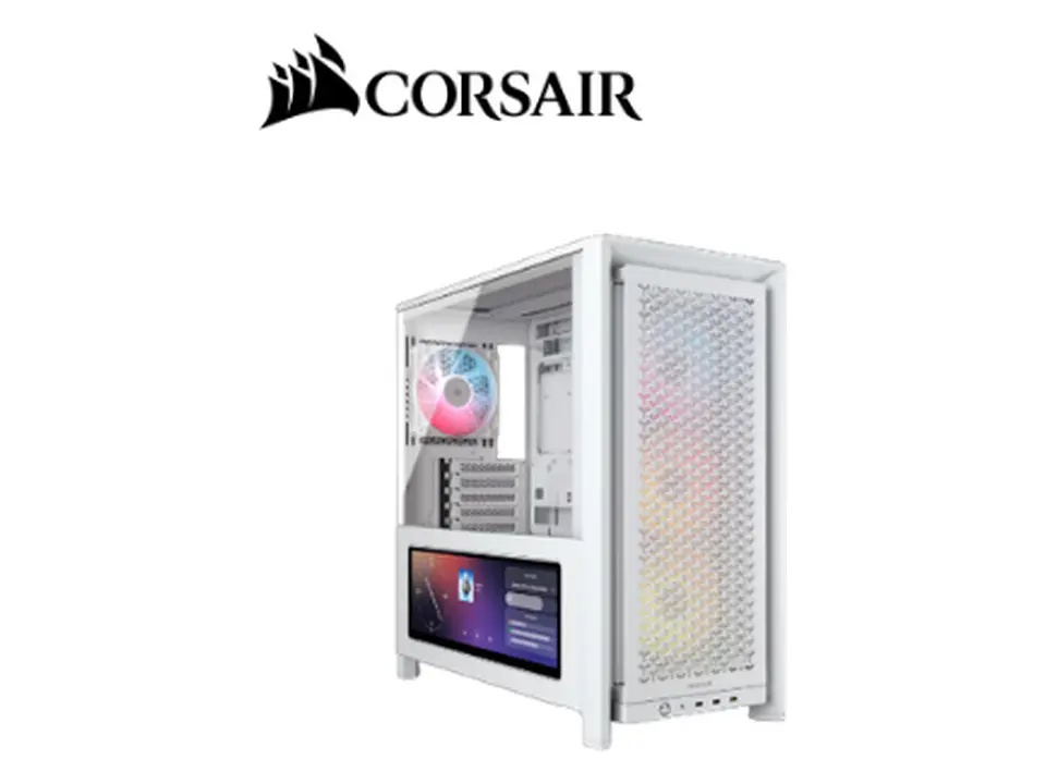 Case-PC Corsair 4000D LCD Rs Argb White CC-9011327-WW 1