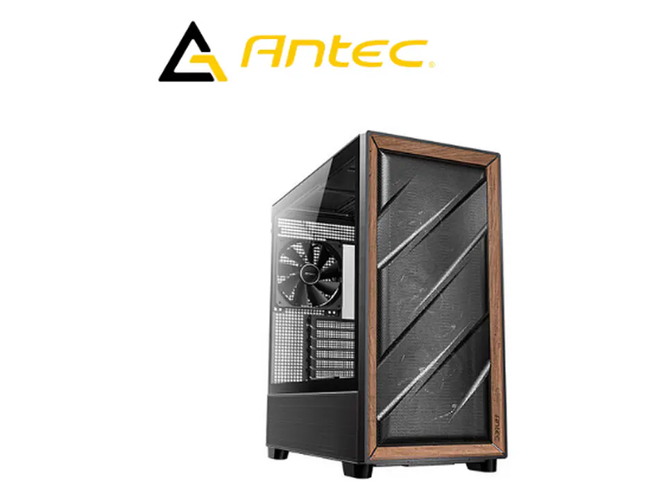 Case-PC Antec Flux Bk Mt 5FAN Gl 0-761345-10133-2 1