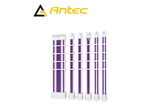 Cable Antec PSU Extension Kit Purple/white 0-761345-99947-2