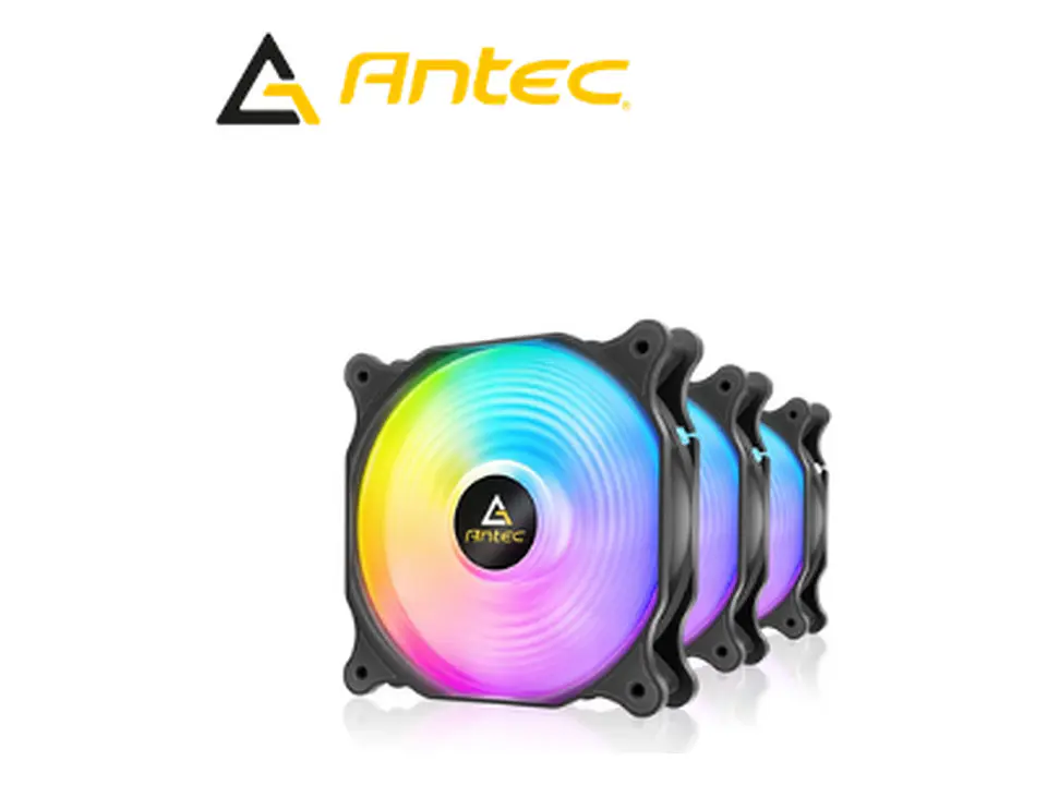 Fan 3PK Antec F12 Racing Argb 120 Bk 0-761345-77760-5 1