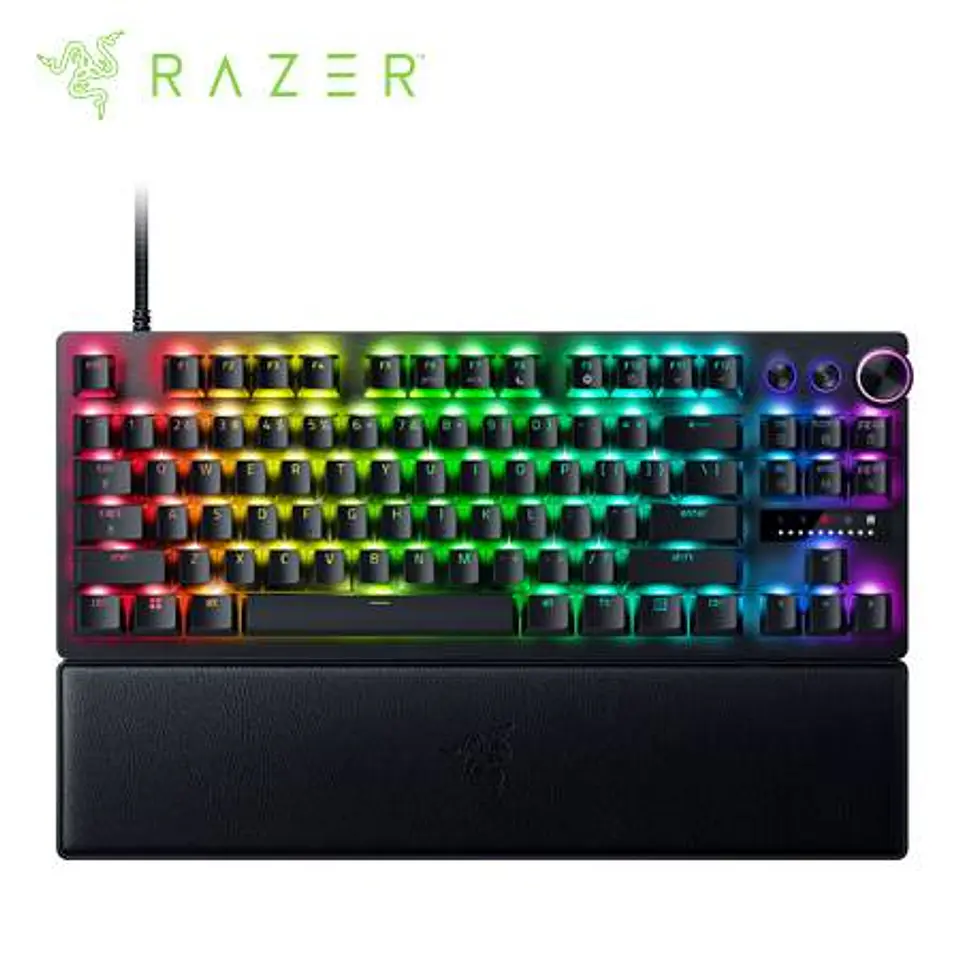 Teclado Razer Huntsman V3 Pro Tkl Opto Mechanical Swtich Analogo Us Chroma Black (RZ03-04980200-R3U1) 1