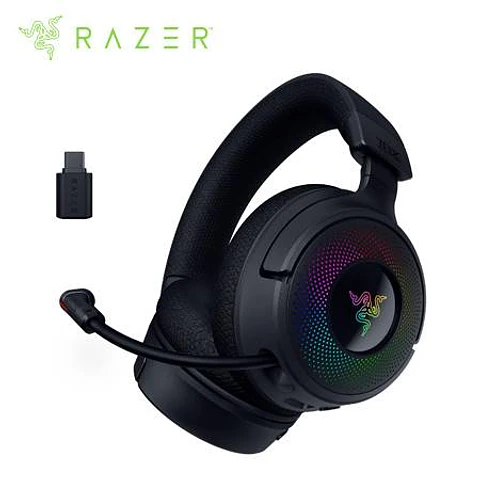 Audifono C/microf. Razer Kraken V4 70H Wireless / BT / USB-A Thx 9 Zonas Chroma Black (RZ04-05170100-R3U1)