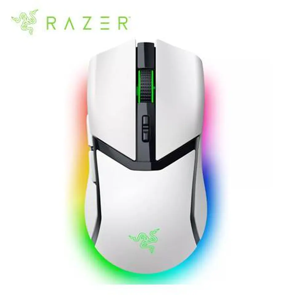 Mouse Razer Cobra Pro 30K DPI Multi-dispositivo 170H Wireless / BT / USB-A Switch Optico 90M 11 Zonas Chroma White (RZ01-04660200-R3U1) 1