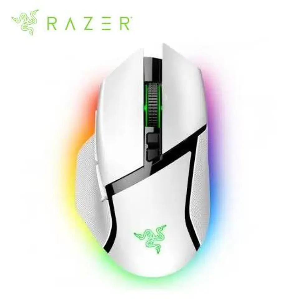 Mouse Razer Basilisk V3 Pro 35K DPI Multi-dispositivo 210H Wireless / BT / USB-A Switch Optico 90M 13 Zonas Chroma White (RZ01-05240200-R3U1) 1