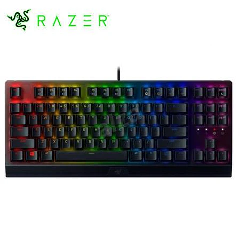 Teclado Razer Blackwidow V3 Tkl Mechanical Switch Yellow Us Chroma Black (RZ03-03491800-R3M1)