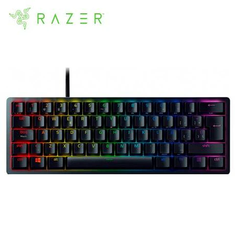 Teclado Razer Huntsman Mini Opto Mechanical USB-C Switch Purple 100M Sp Chroma Black (RZ03-03392900-R311)