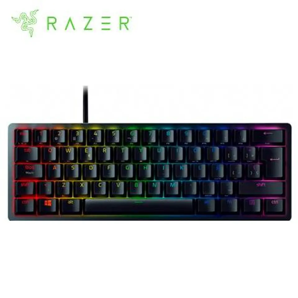 Teclado Razer Huntsman Mini Opto Mechanical USB-C Switch Purple 100M Sp Chroma Black (RZ03-03392900-R311) 1
