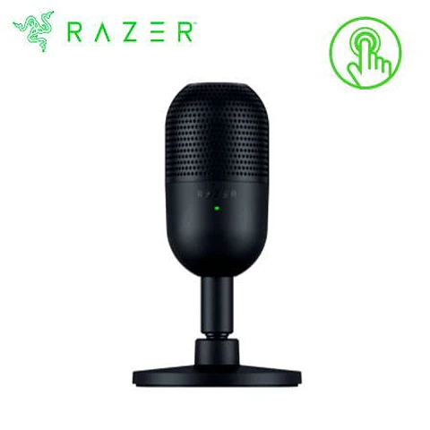 Microfono Razer Seiren V3 Mini USB Streaming Supercardioide C/n Sensor Touch Silent Black (RZ19-05050100-R3U1)
