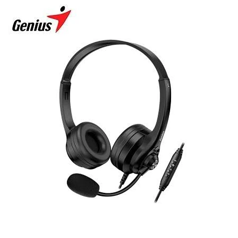 Audifono C/microf. Genius HS-235U AI Copilot 40MM USB-A Black (31710036400)