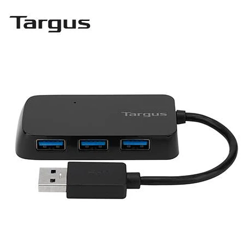 Hub USB Targus 4 Port USB-A 3.0 Black (ACH124US)