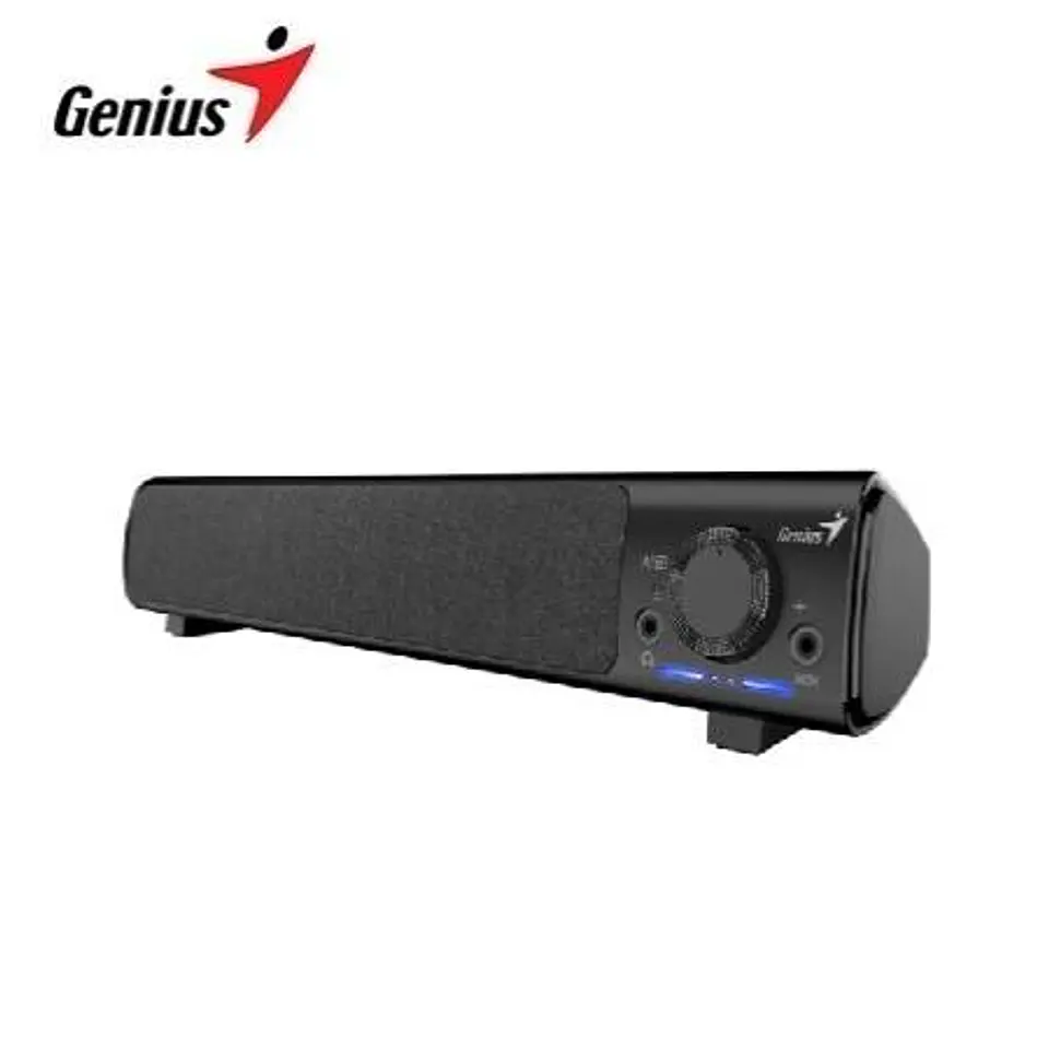 Parlante Genius Sound Bar 220BT 4W Wireless Bluetooth Aux-in 3.5MM USB-a/usb-C Black (31730060400) 1