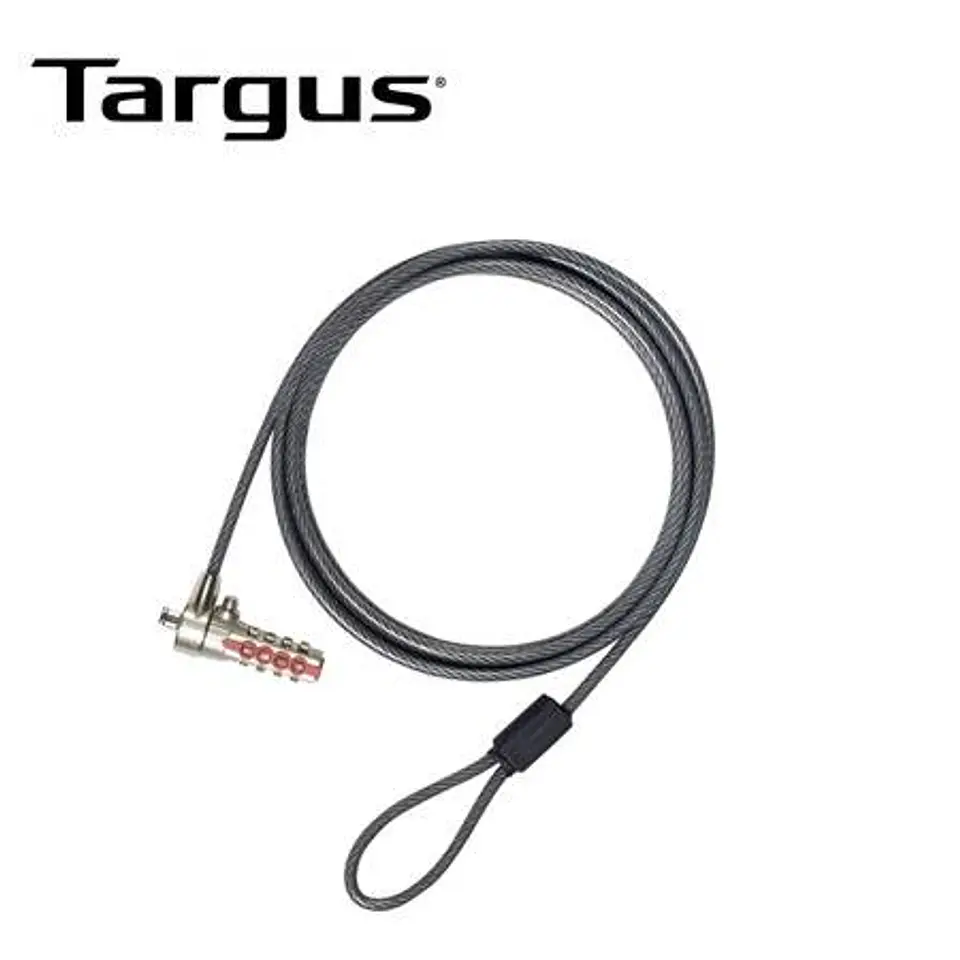Cable de Seguridad Targus Defcon T-lock Clave 4 Digitos (PA410S-1) 1