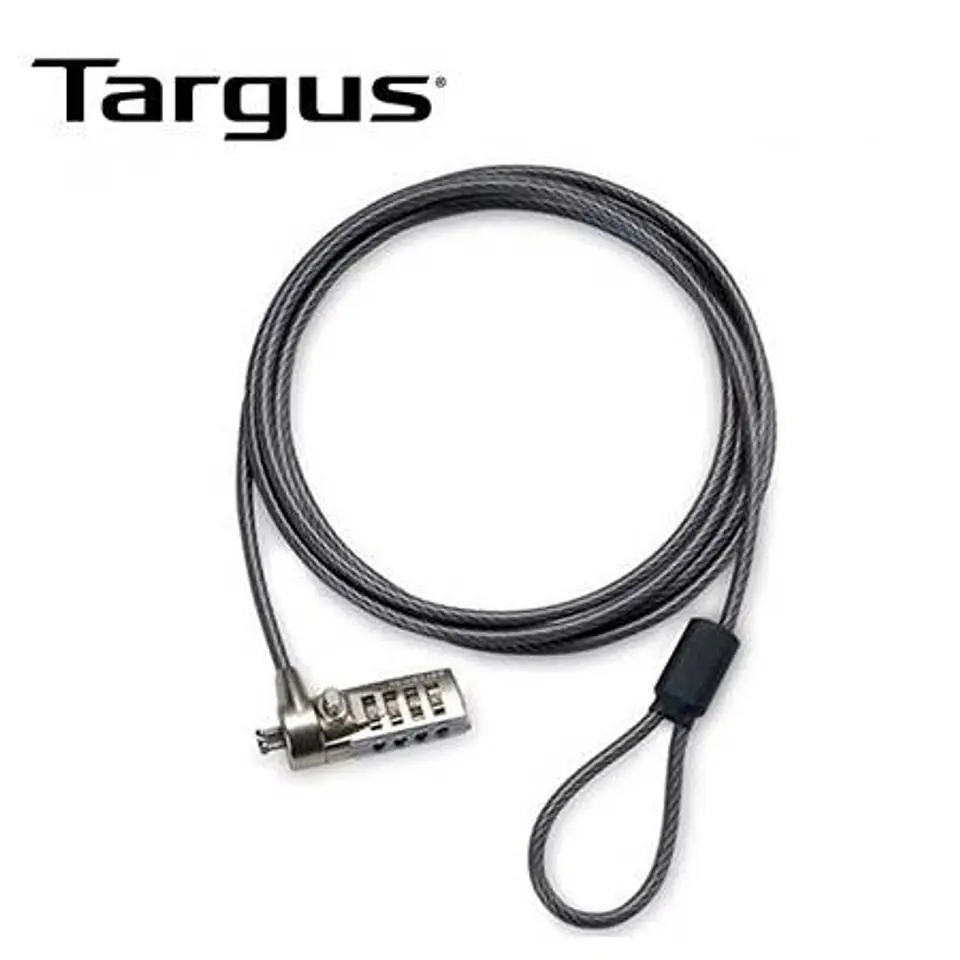 Cable de Seguridad Targus Defcon T-lock Clave 4 Digitos Bolsa (ASP61LA) 1