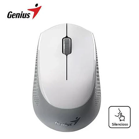 Mouse Genius Dual Wireless/bt NX-8000S BT Blueeye Silent Ergonomico White/grey (31030034400)