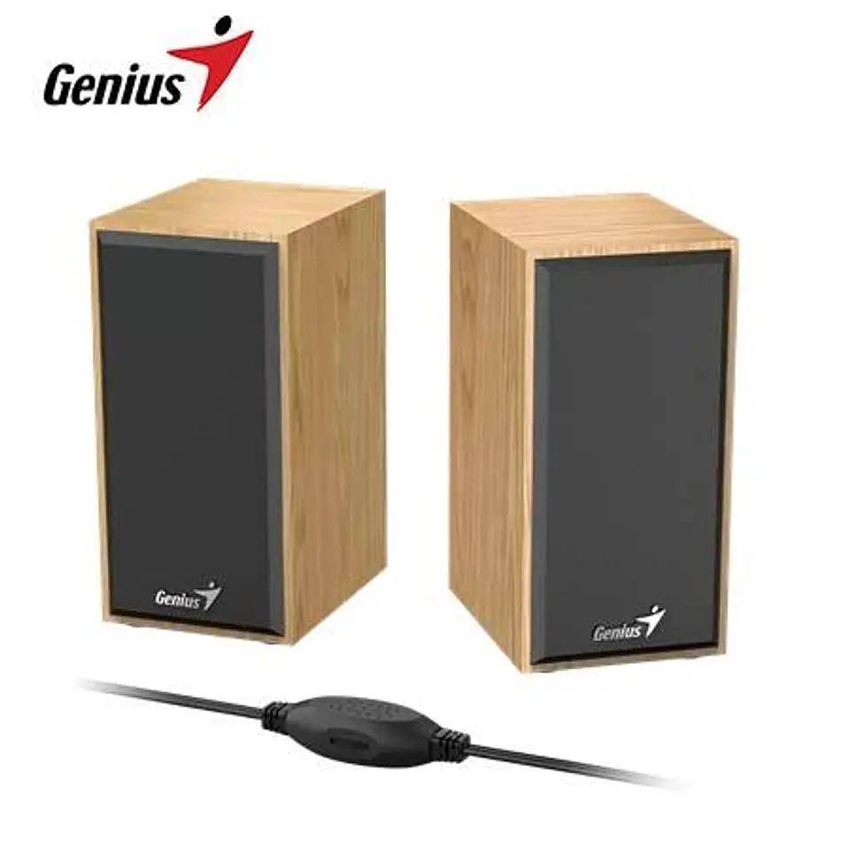 Parlante Genius SP-HF180 6W USB Power Pine Wood (31730029404) 1