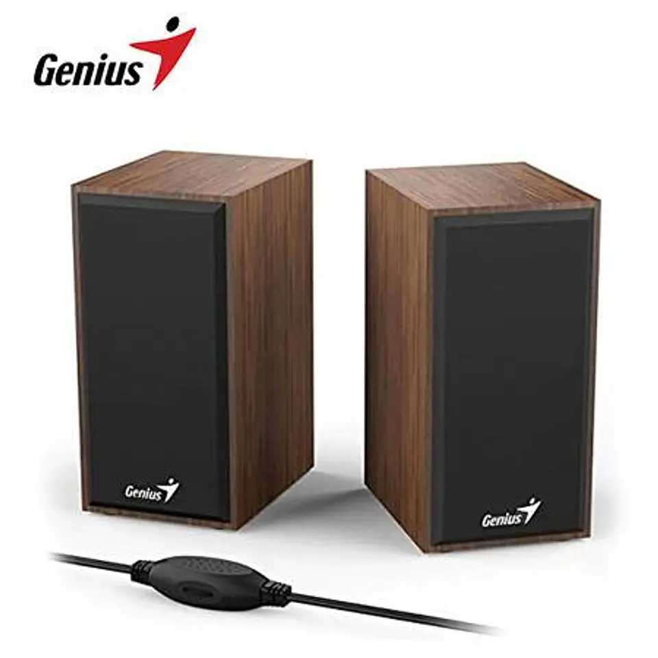 Parlante Genius SP-HF180 6W USB Power Wood (31730029400) 1
