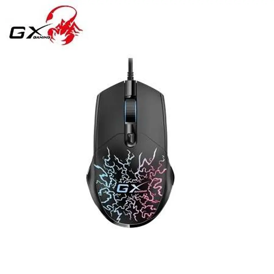 Mouse Genius Gx Scorpion M300 2400 DPI 4-BOT RGB Crack Black (31040010401) 1