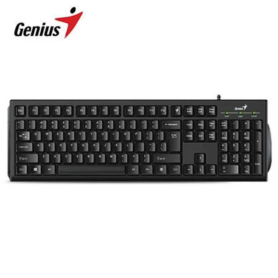 Teclado Genius Smart KB-100 AI Copilot USB Sp Black (31300005401) 1