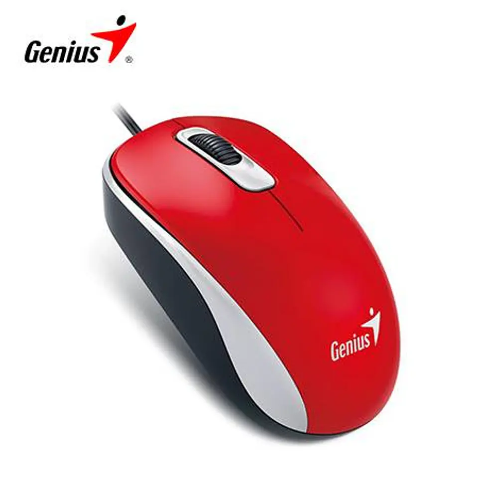 Mouse Genius DX-110 USB Optico 1000 DPI Red (pn 31010116104) 1