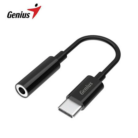 Z Adaptador Genius ACC-C100 USB-C a 3.5MM Black (32590012400)