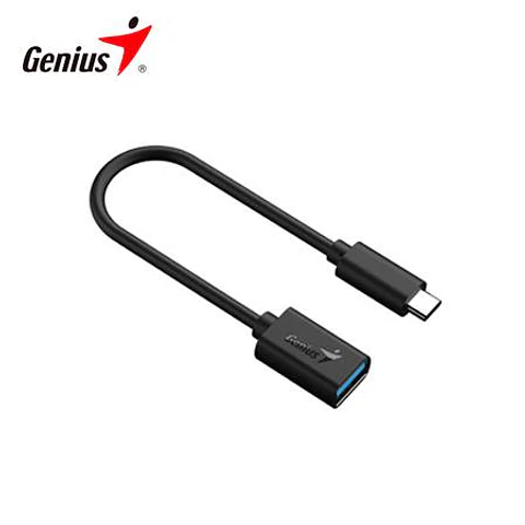 Z Adaptador Genius ACC-C2AC USB-C a USB-A 21CM Black (32590003400)