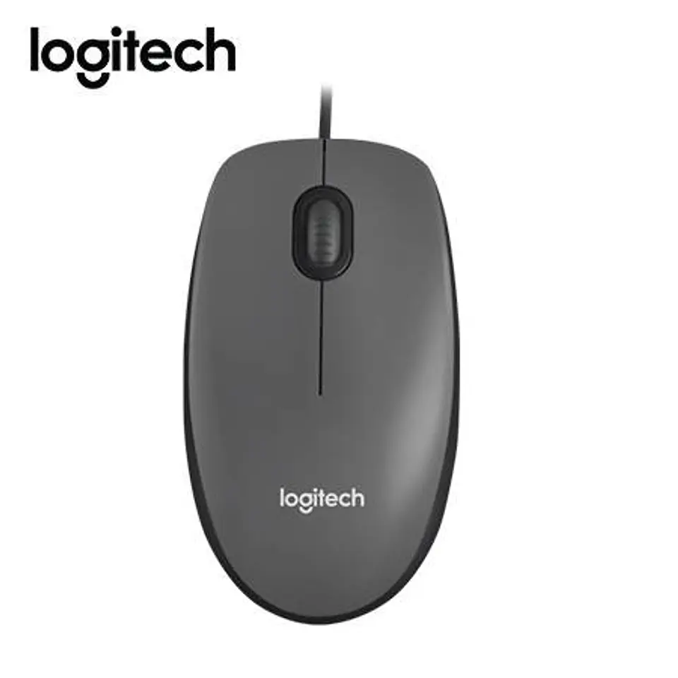 Logitech 910-004053 - Mouse M90 USB Black / Grey 2