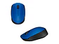 Logitech 910-004800 - Mouse óptico inalámbrico M170, ambidiestro, receptor USB, 2.4 GHz, Azul - Miniatura 1
