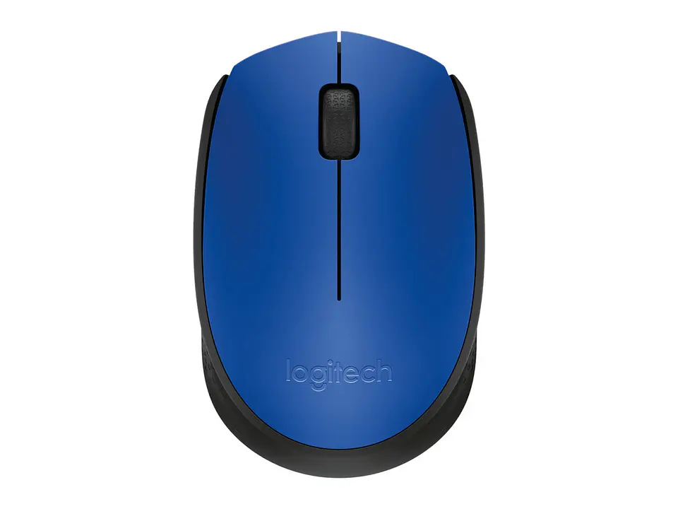 Logitech 910-004800 - Mouse óptico inalámbrico M170, ambidiestro, receptor USB, 2.4 GHz, Azul 2