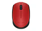 Logitech 910-004941 - Mouse óptico inalámbrico M170, ambidiestro, receptor USB, 2.4 GHz, Rojo - Miniatura 2