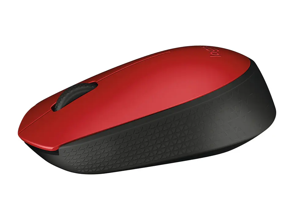 Logitech 910-004941 - Mouse óptico inalámbrico M170, ambidiestro, receptor USB, 2.4 GHz, Rojo 3