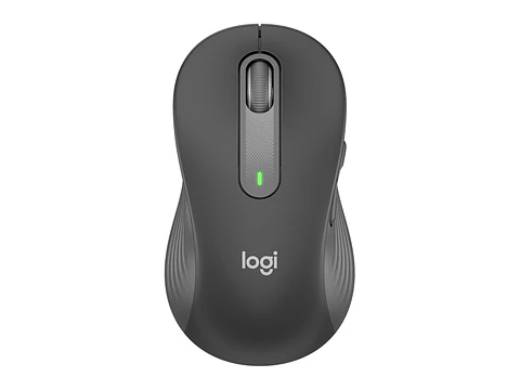 Mouse Logitech Signature M650 Silent Large Left Wireless/bluetooth Black (910-006234)