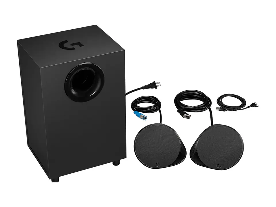 Parlante Logitech G560 2.1 RGB 120W USB (980-001300) 3