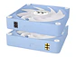 Fan Cooler Thermaltake CT120 Ex ARGB Hydrangean Blue 3-PACK CL-F196-PL12BU-A - Miniatura 2