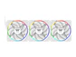 Fan Cooler Thermaltake TS120 Ex RGB White 3-PACK CL-F207-PL12W-A - Miniatura 3