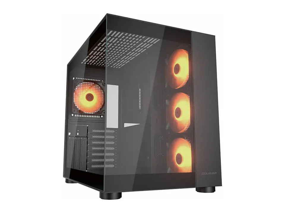 Cougar 385KA10.0001 - FV150 RGB-case FV150 RGB Black ATX Dual 1