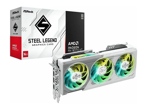 Asrock 90-GA5DZZ-00UANZ - Graphic Card AMD Radeon RX9070XT Sl 16GB